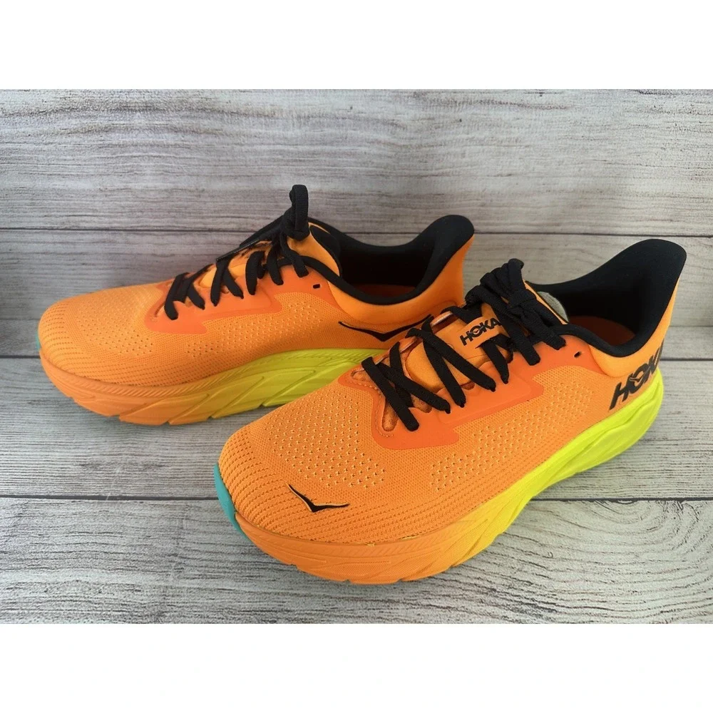 Hoka One One Women's Arahi 7 Electric Tangerine Stability Running Shoes Size 9 B